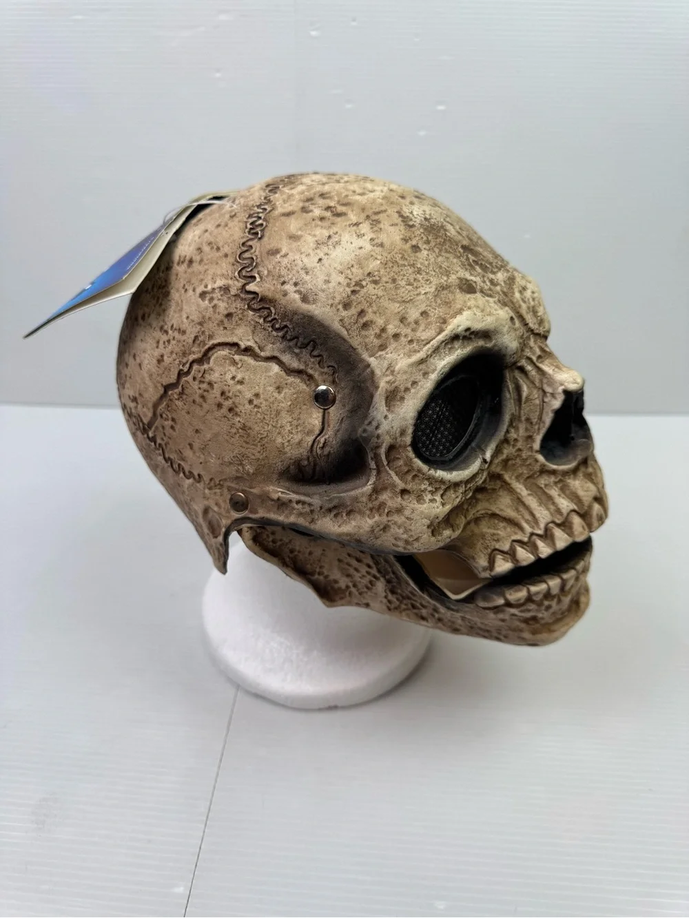 Latex Moving Mouth Skull Adult Halloween Costume Mask | One Size NWT